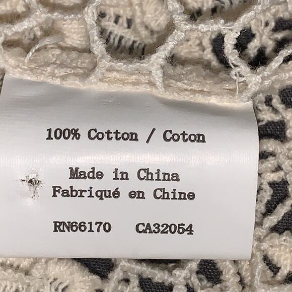 Free People Worn on TV Crochet Vest Cover Up Cream Size One Size - Picture 15 of 16